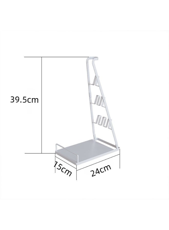 Japanese-style vacuum cleaner storage rack, home decor organizing storage shelf, dusting vacuum cleaner stand, mop rack, batch - Image 1